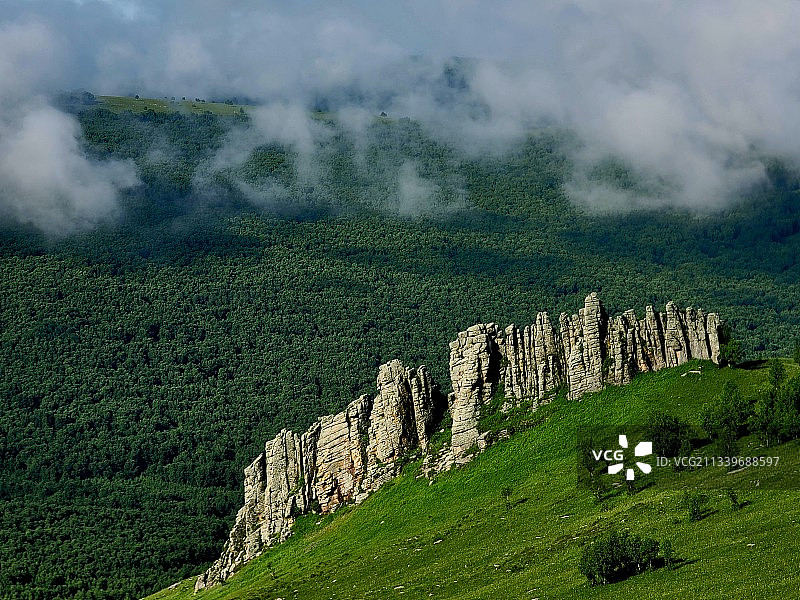阿斯哈图石林图片素材