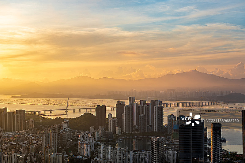 深圳海港城市风光图片素材