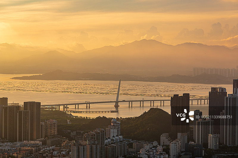 深圳海港城市风光图片素材