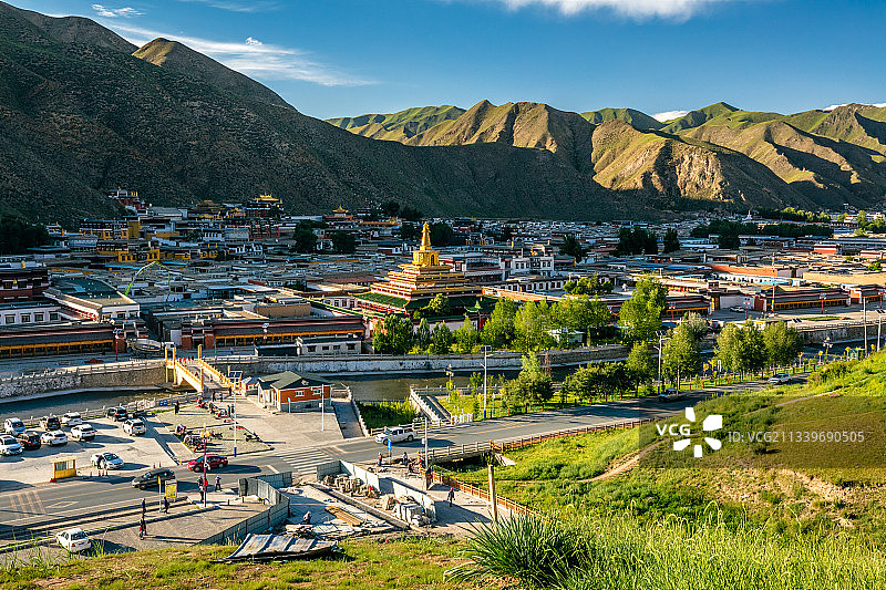 甘肃甘南夏河拉卜楞寺图片素材