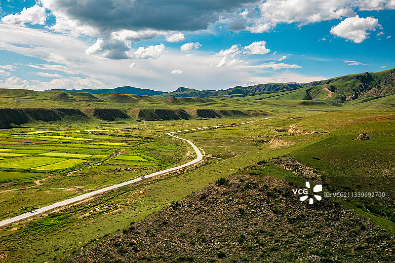 甘肃甘南甘加秘境甘加草原图片素材