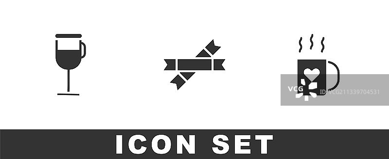 爱尔兰咖啡、糖包和咖啡素材图片素材