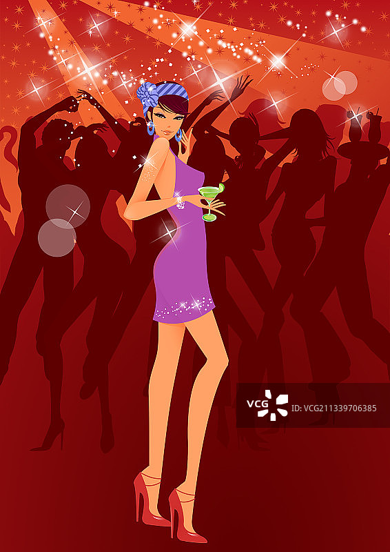 女性插画图片素材