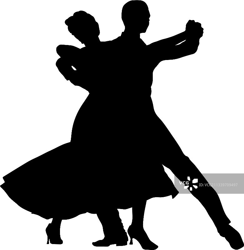 黑衣舞厅情侣图片素材