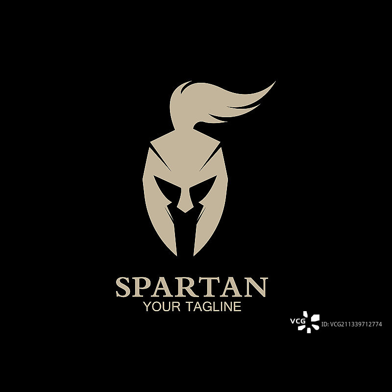 斯巴达勇士logo图标设计图片素材