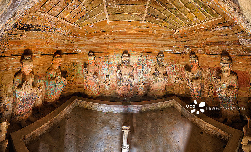 甘肃庆阳北石窟寺图片素材