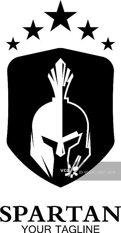 斯巴达勇士logo图标设计图片素材