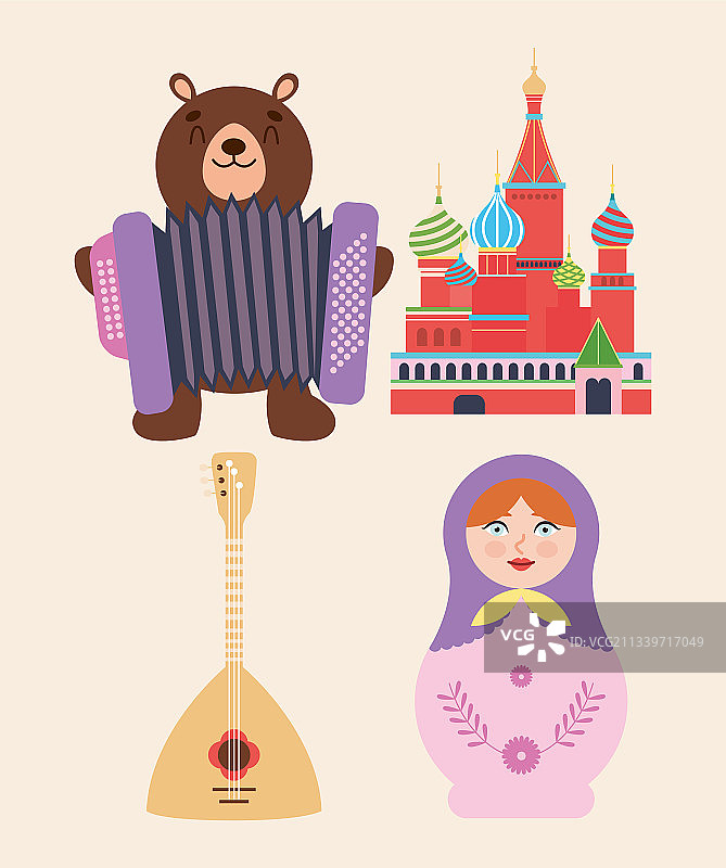 俄罗斯收藏图标图片素材