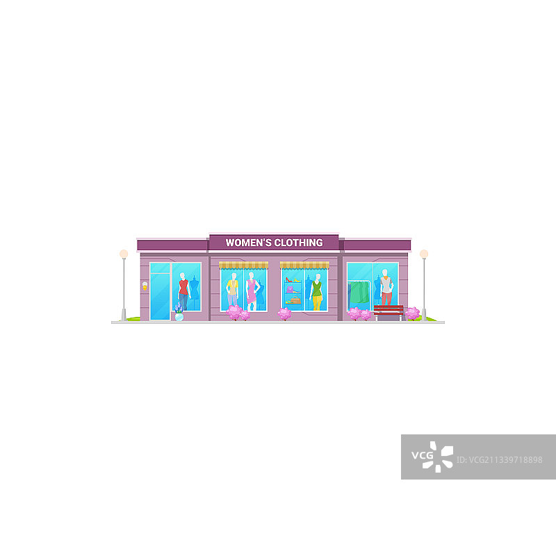 女装店和时尚精品店图片素材