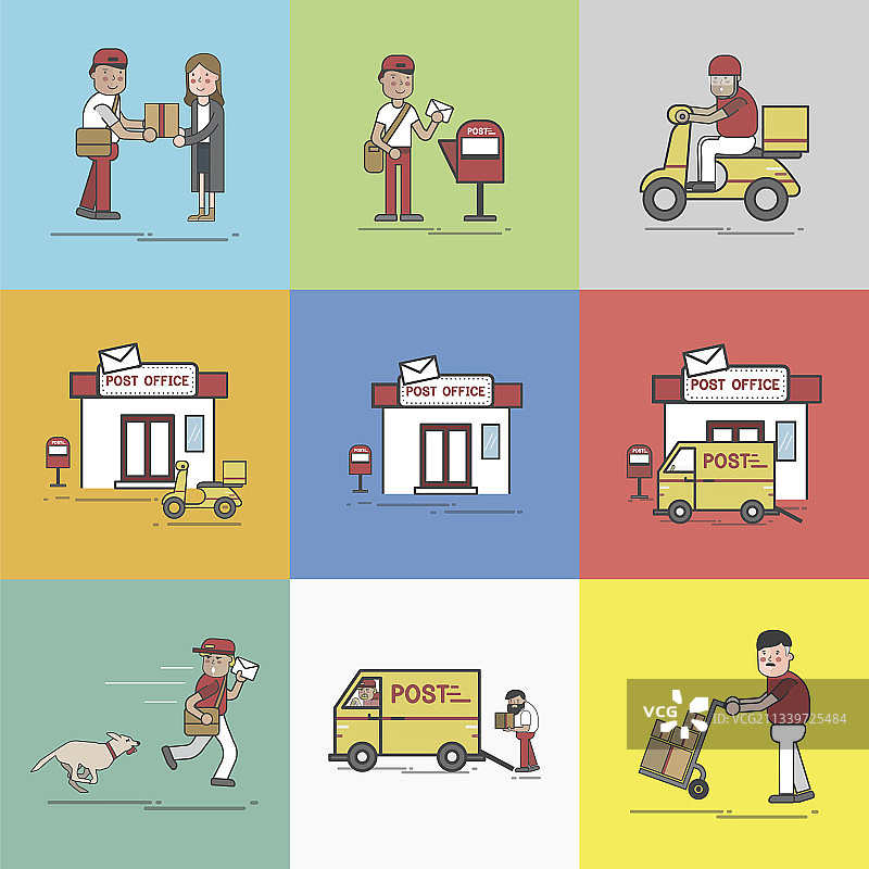 邮政递送素材图片素材