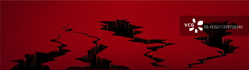 地面裂缝地震裂缝孔洞合集图片素材