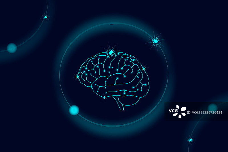 人类神经系统图片素材