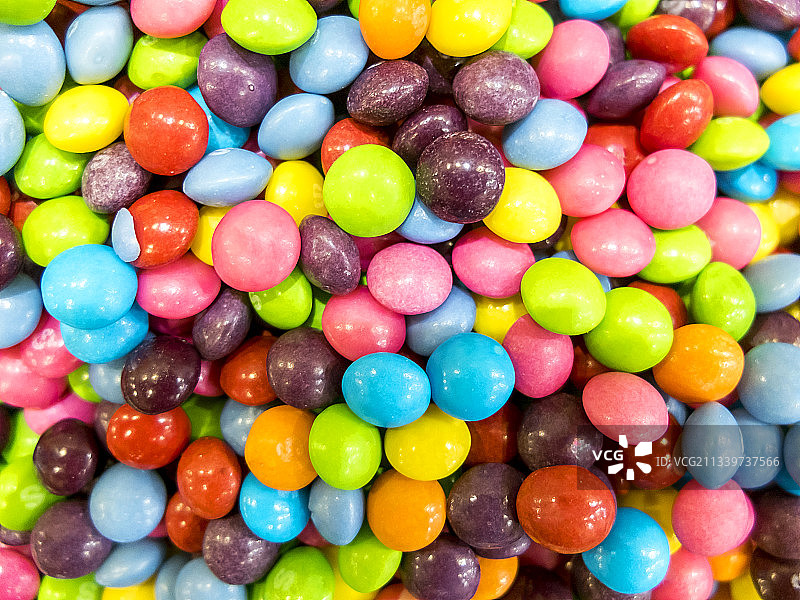 彩色糖果全画幅照片图片素材