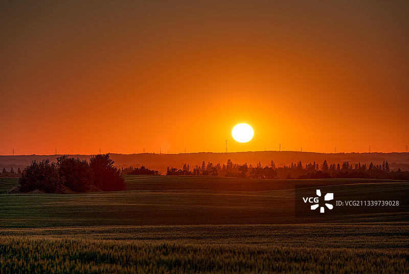 加拿大的田野风光图片素材