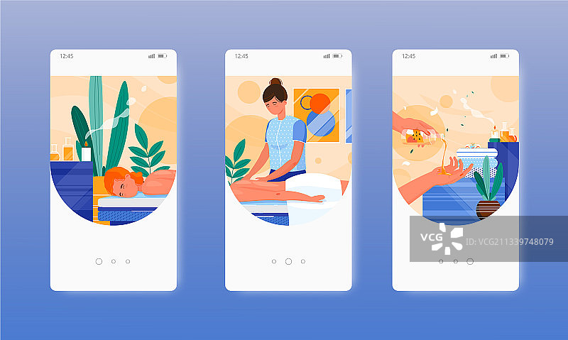 按摩油身体护理水疗移动端图片素材