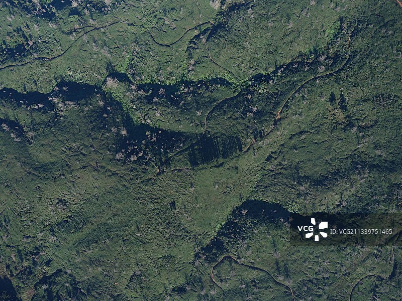 智利土地高角度景观图片素材