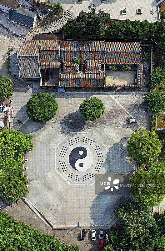 广东省广州市增城区小楼镇何仙姑风景区航拍图片素材