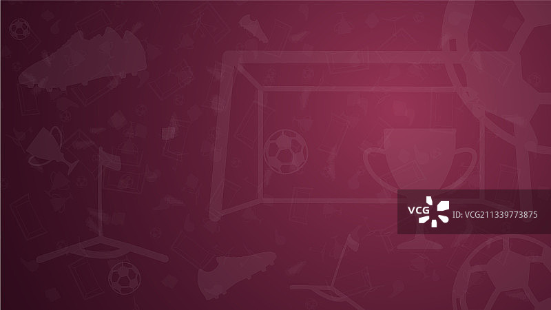 用于锦标赛的足球元素背景图片素材