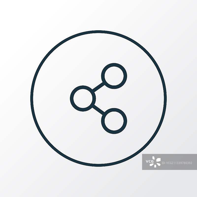 高品质社交图标线条符号图片素材