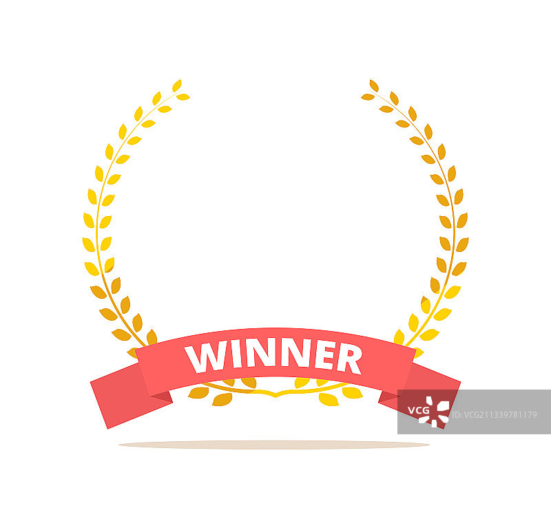 桂冠获胜者banner图片素材