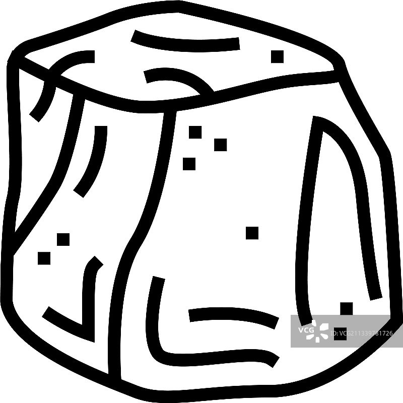 冰水线性图标图片素材