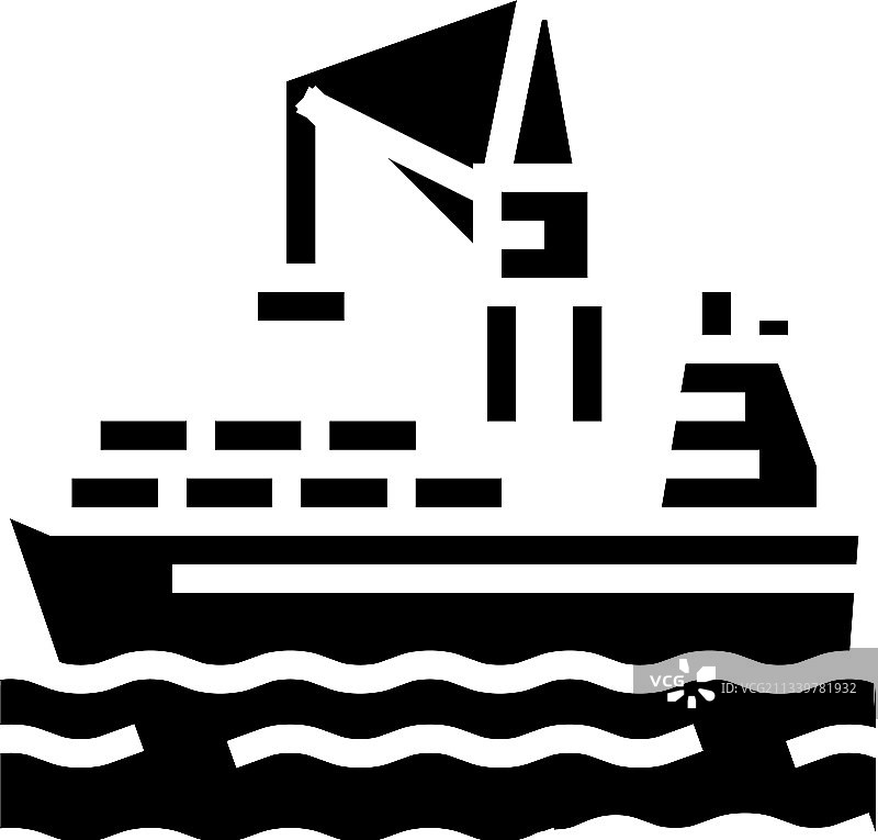 起重机港口标志符号图片素材