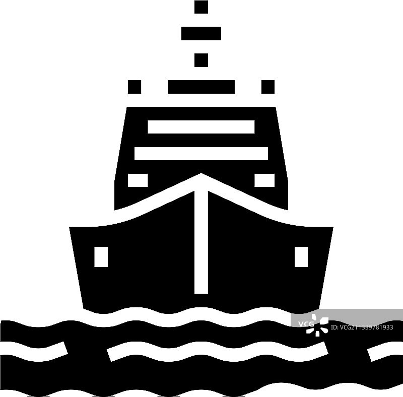仓库港口字形图标图片素材