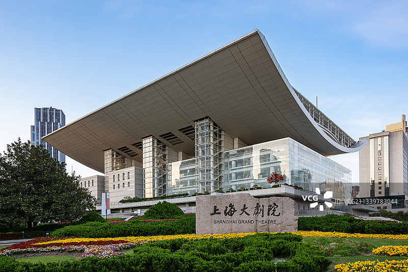 上海大剧院图片素材