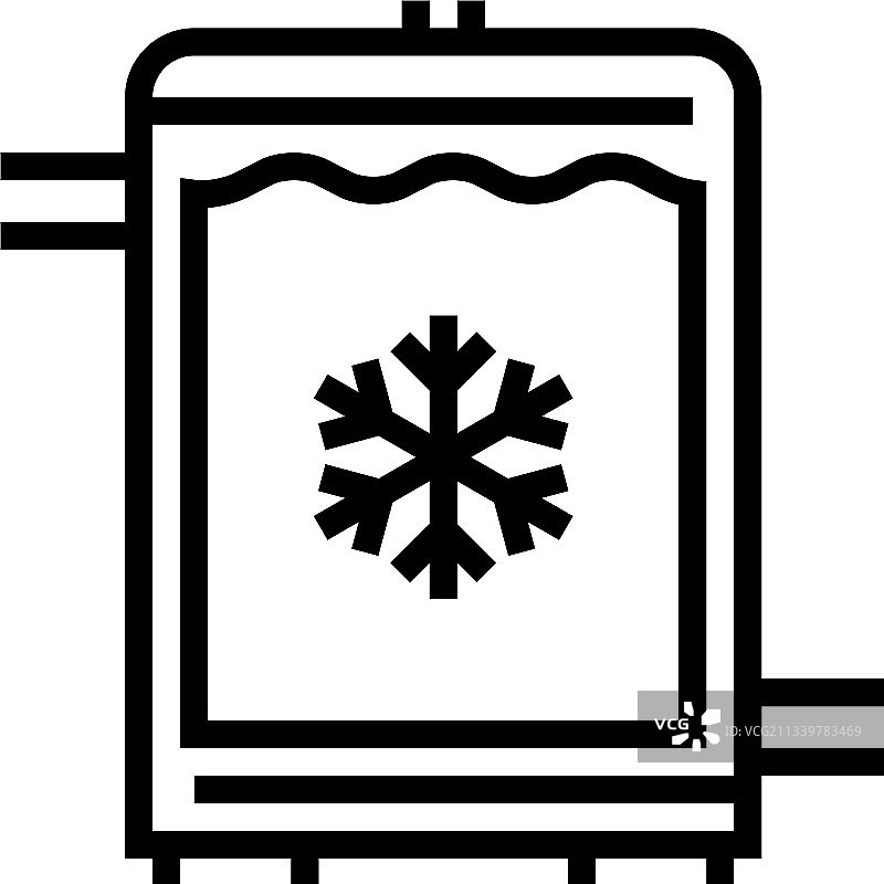 冰箱奶酪生产线图标图片素材
