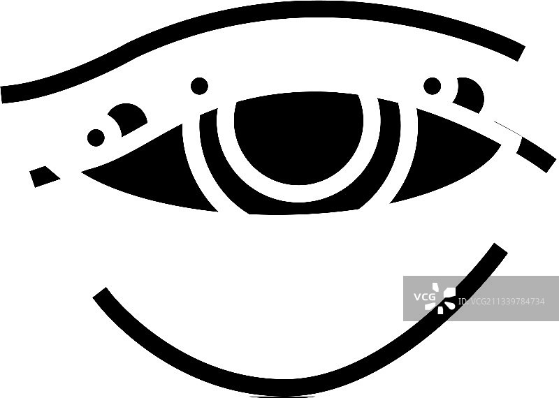 眼睑炎疾病红肿眼球标志图标图片素材