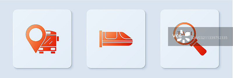 带巴士的高速列车位置素材图片素材