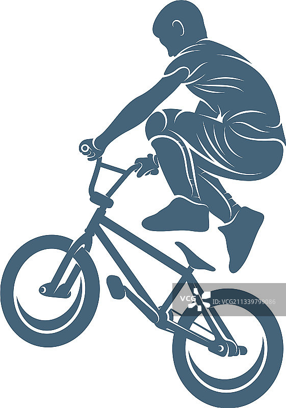 BMX创意标志设计概念图片素材