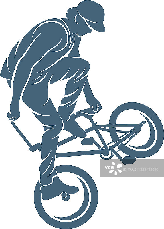 BMX创意标志设计概念图片素材