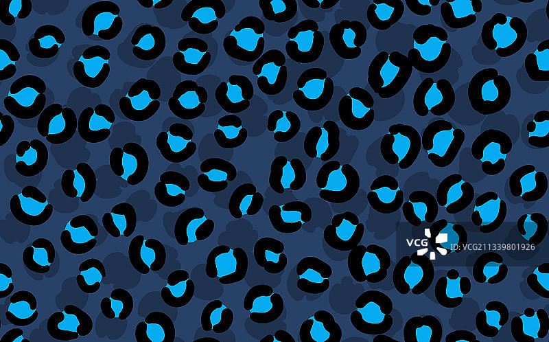 摘要现代豹纹无缝动物图片素材