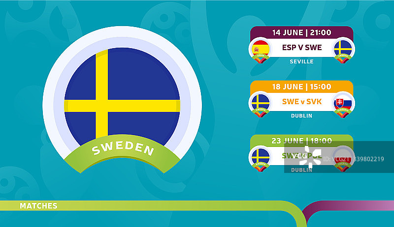 瑞典国家队赛程安排图片素材