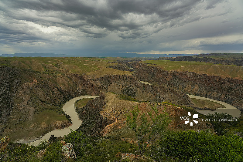 阔克苏大峡谷图片素材