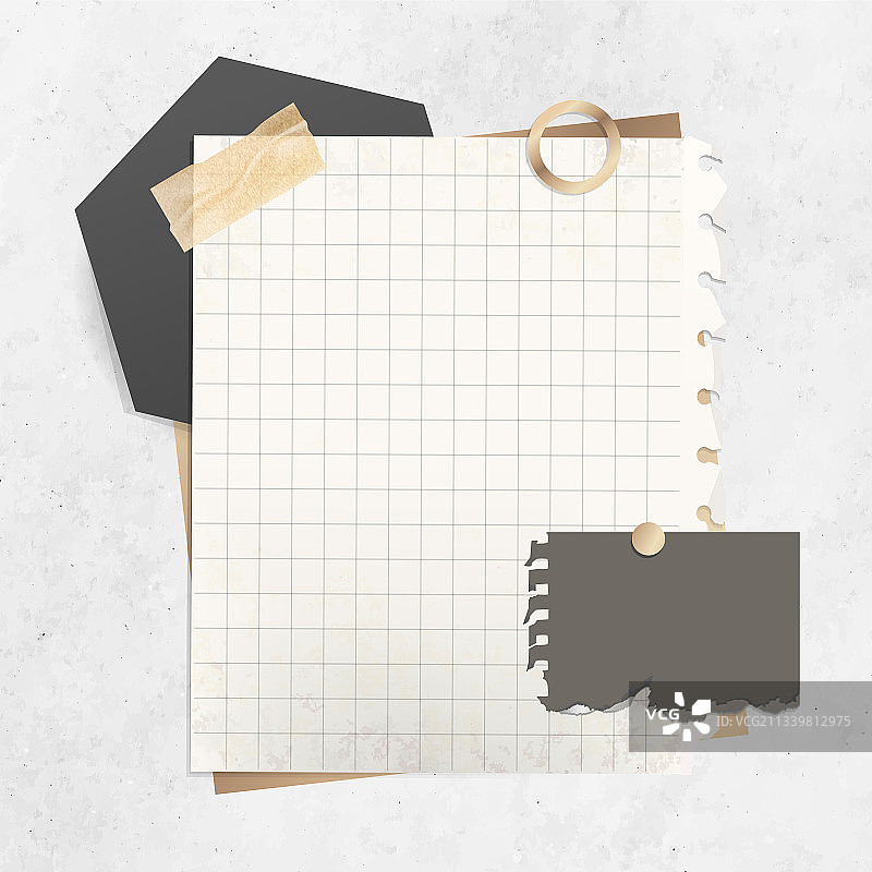 网格纸便签模板图片素材