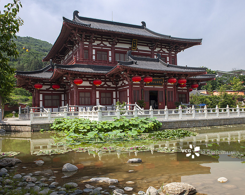 2010-06-18中国，陕西省，西安市，华清池图片素材