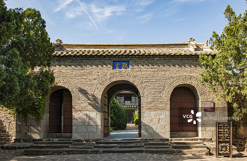 2010-06-25中国，山东省，烟台市，蓬莱阁景区图片素材