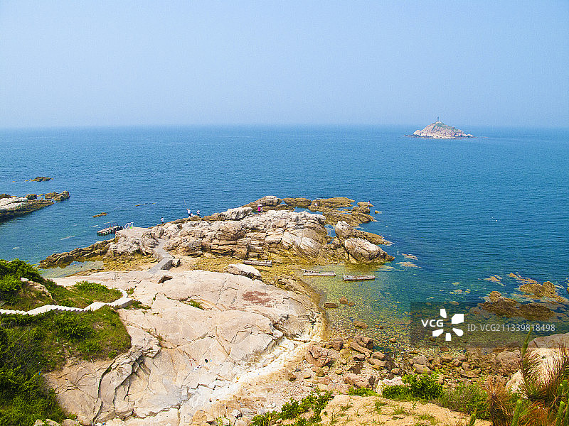 2010-06-26中国，山东省，烟台市，牟平养马岛图片素材