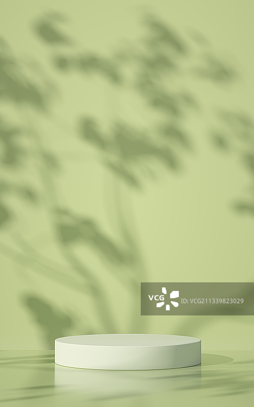 绿色产品展台三维图形背景图片素材