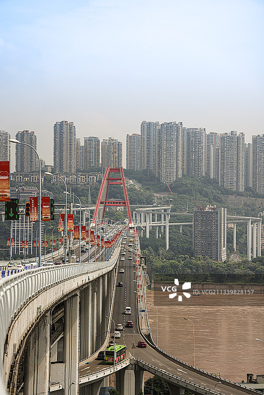 重庆菜园坝长江大桥图片素材