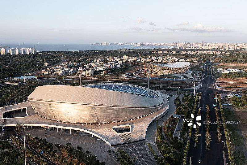 海口五源河体育场图片素材