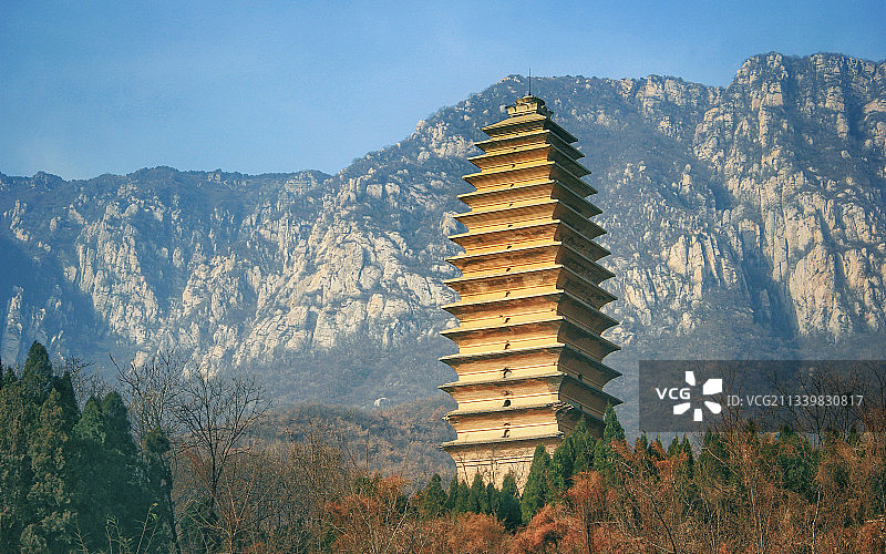 法王寺塔图片素材