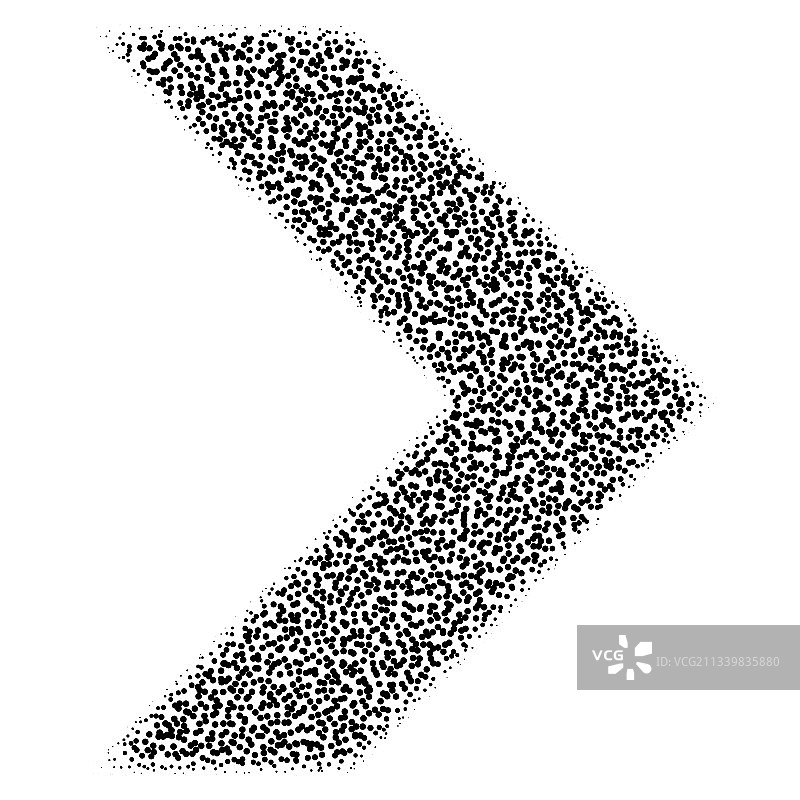 半色调箭头图标和符号图片素材