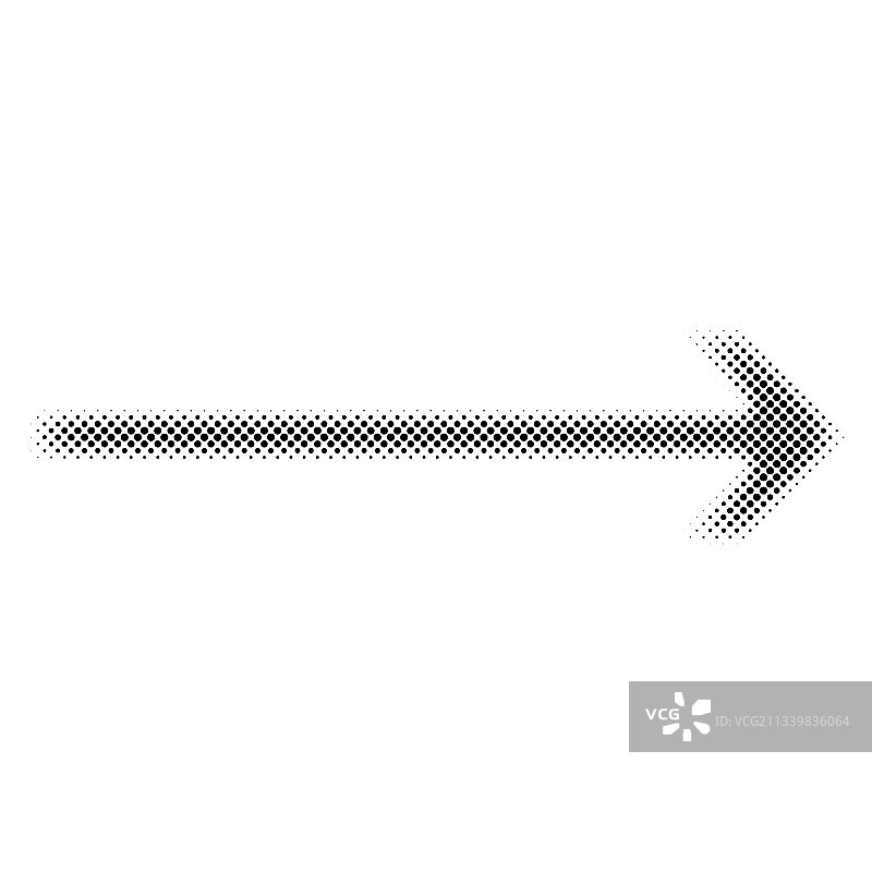 半色调箭头图标和符号图片素材