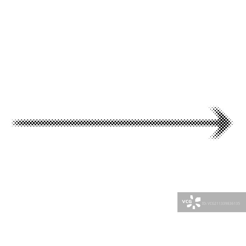 半色调箭头图标和符号图片素材