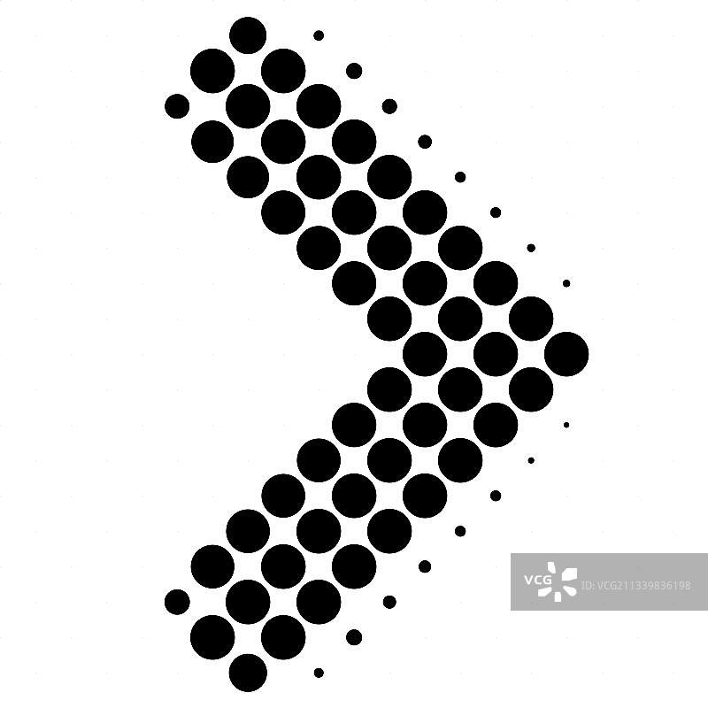 半色调箭头图标和符号图片素材