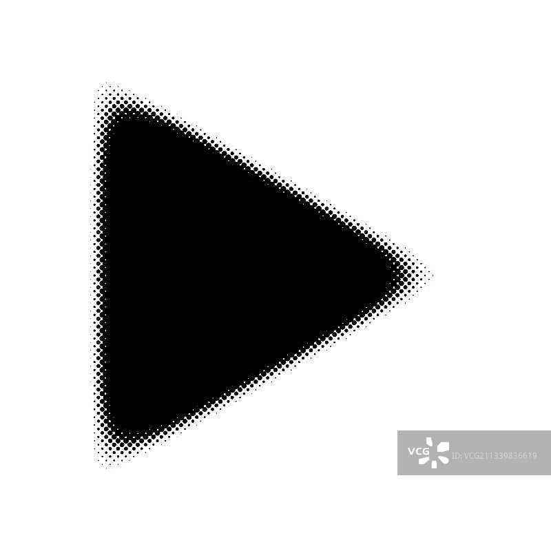 半色调箭头图标和符号图片素材