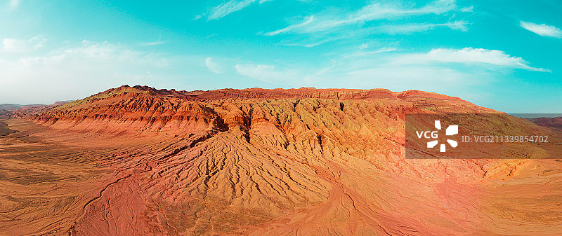 火焰山，肉眼可见的温度图片素材